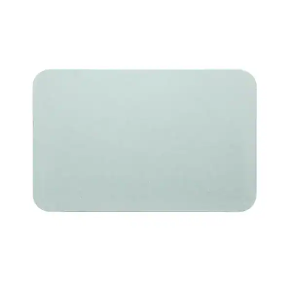 Absorberende douchemat in lichtblauw, antislip, voor badkamer.