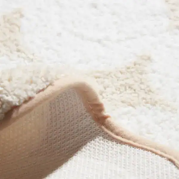 Grote badkamermat met antislip onderzijde en zachte bovenkant.