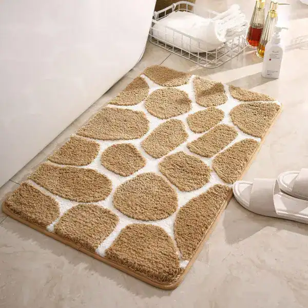Badmat met girafpatroon, antislip badkamermat voor de douche of bad.