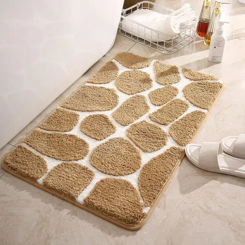 Badmat met girafpatroon, antislip badkamermat voor de douche of bad.