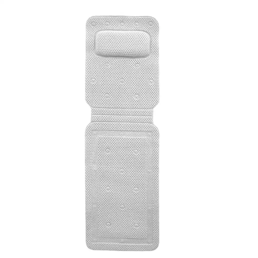 Badmat xxl wit met antislip textuur voor badkamer en douche.